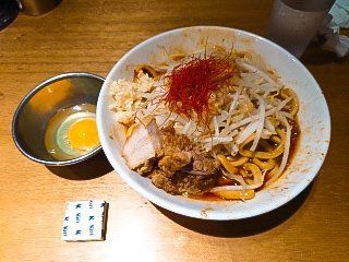 「【限定】えび味噌まぜそば」@MEN YARD FIGHTの写真