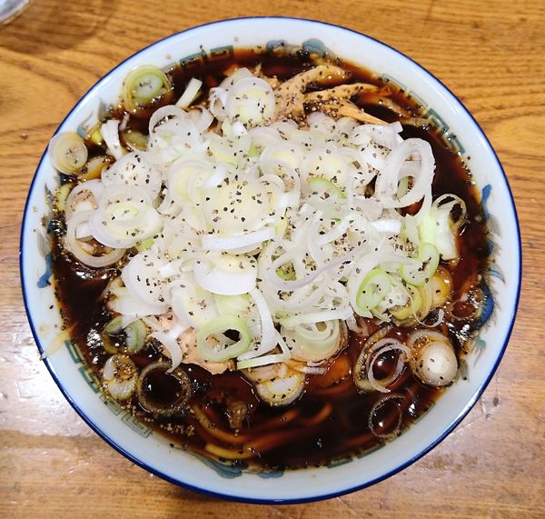 「富山ブラック(大)【限定】＋ネギ増し」@渡なべの写真