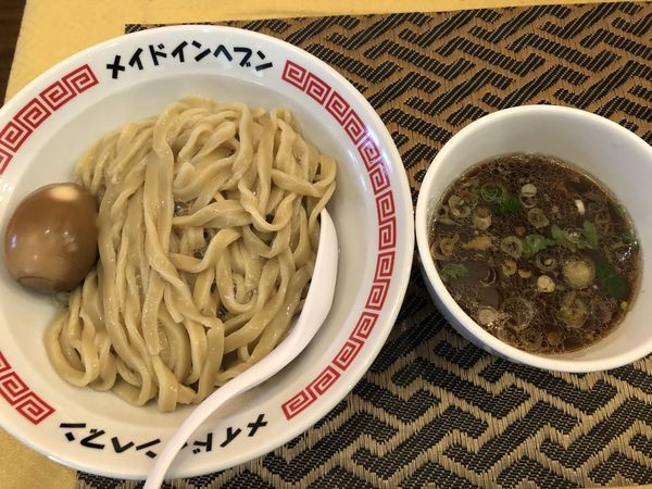 「艶つけ麺850円(大盛350g) ➕味玉120円」@メイドインヘブンの写真