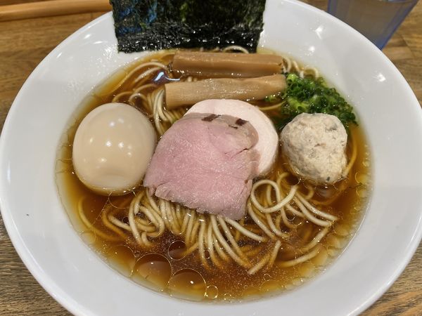「味玉地鶏(醤油)」@自家製麺 純の写真