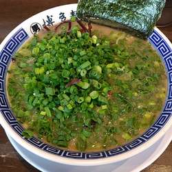 長浜ラーメン+万能ねぎ