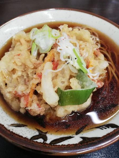 「かきあげそば」@そばよし 京橋店の写真