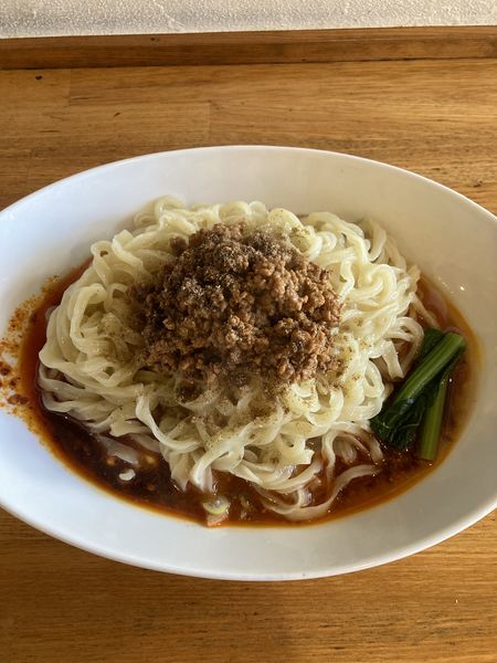 「辛シビ汁なし担々麺」@らーめん専門 うしおととりの写真