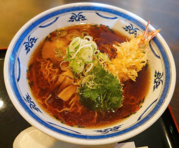 「天ぷら中華そば」@角浅の写真