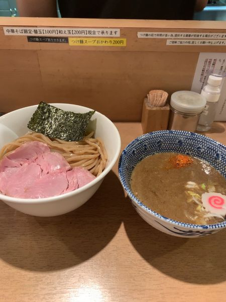 「濃厚豚骨魚介つけ麺(950円)」@中華そば 流川の写真