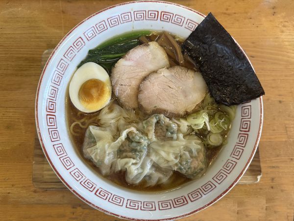 「ワンタン麺850円」@ラーメンハウスSADAの写真