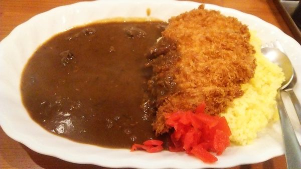 「ジャンカレー200g 440円＋揚げ立てロースカツ 310円」@ジャンカレー 本店の写真