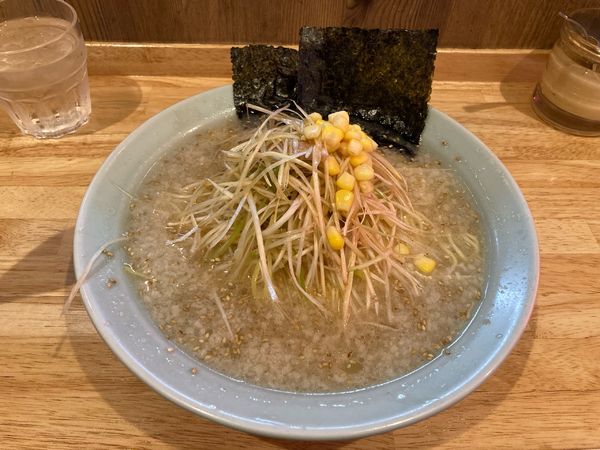 「ネギ塩ラーメン」@ラーメンショップ椿 新治店の写真