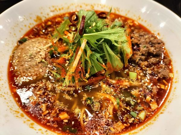 「赤ゆず胡椒担々麺￥９３０」@柏担々麺の写真