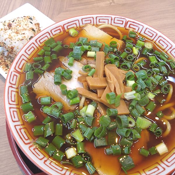 「中華そば(並)640円、おにぎり120円」@麺屋7.5Hz 生野店の写真