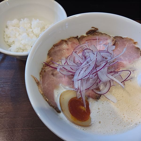 「あわい蕎麦770円、上150円、小ごはん100円」@中華蕎麦 葛の写真