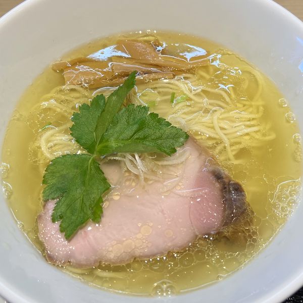 「地鶏中華そば（塩）」@中華そば なかはらの写真