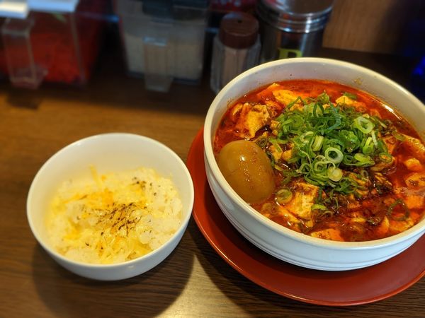 「限定麻婆麺」@中華そば 花京 天六店の写真