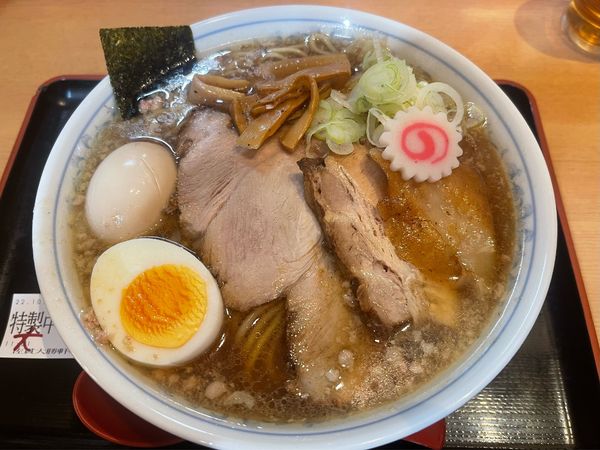 「特製中華そば大盛り」@佐貫大勝軒ゆうの写真