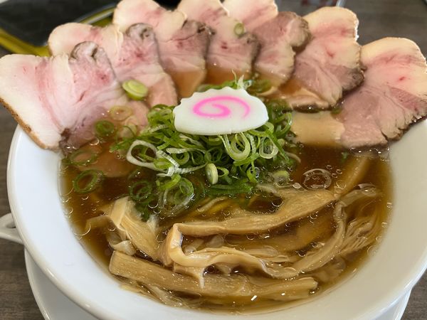 「鶏中華そば（チャーシュー6枚）」@鶏そば 啜る 小牧分店の写真