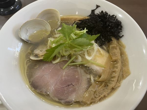 「貝塩拉麺（並）」@麺屋 心羽の写真