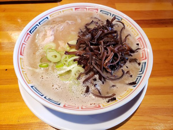 「博多　キクラゲ　替え玉１」@とんこつ らい斗の写真