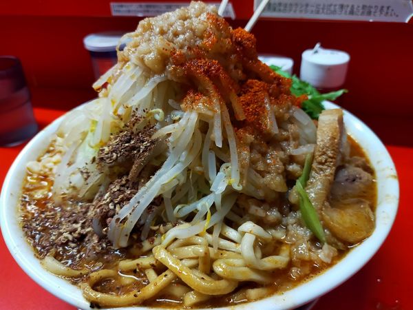 「痺れるゴマ味噌・大640（麺硬め・脂・大蒜・唐辛子・痺れ）」@ハナイロモ麺 吉祥寺本店の写真