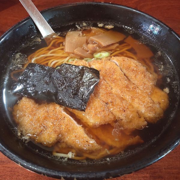 「トンカツメン（￥800）」@中華 大満の写真