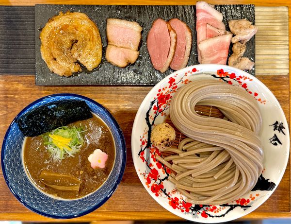 「★濃厚豚骨魚介つけめん(並)🍜1,600圓」@中華蕎麦 沙羅善の写真