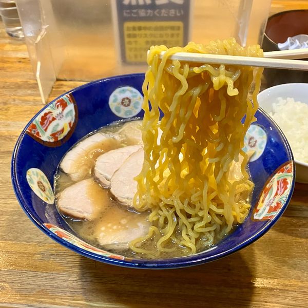 「めんばりチャーシュー＋半めし」@天鳳の写真