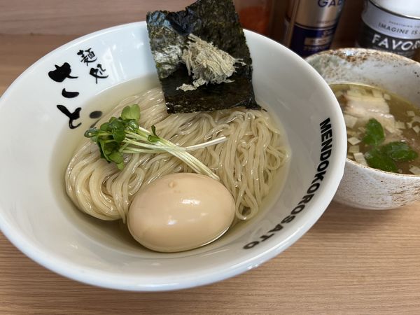 「昆布水つけ麺　塩　(煮卵トッピング)」@麺処 さとうの写真