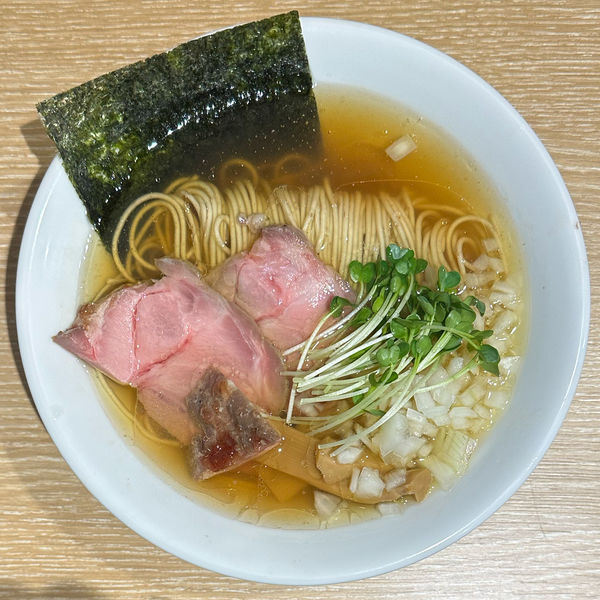 「煮干しそば（白）」@一番だしラーメン しんせんの写真