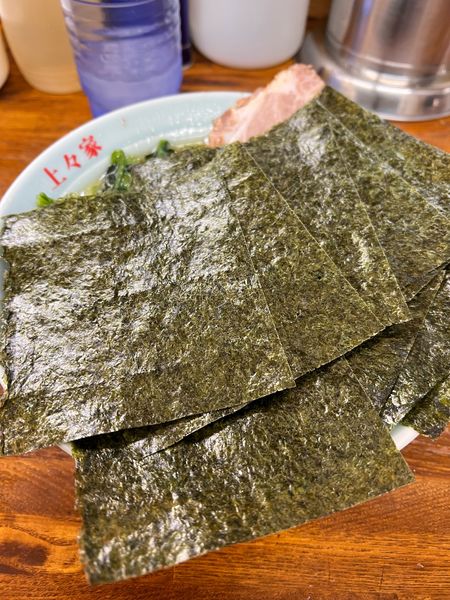 「ラーメン　のり」@横浜家系ラーメン上々家の写真