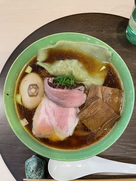 「特製亀セット醤油手打中華蕎麦+気まぐれ肉ごはんミニ」@手打麺祭 かめ囲の写真