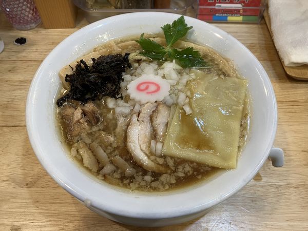 「醤油煮干肉そば」@中華そば ムタヒロの写真