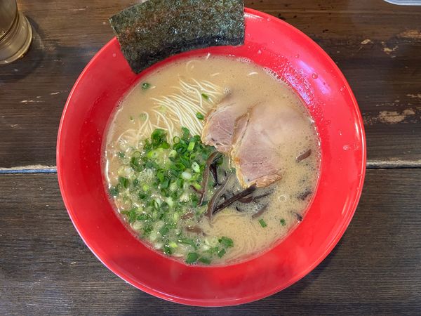 「博多とんこつらーめん+替玉×2」@博多長浜らーめん とんこつとん太の写真