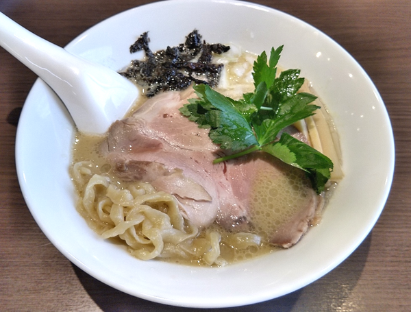 「【限定】濃厚牡蠣そば ￥990」@寿製麺よしかわ 坂戸店の写真