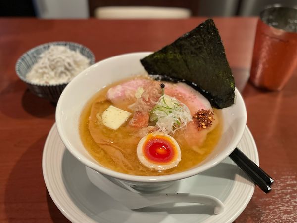 「【限定】甘海老味噌らぁ麺 ¥1200」@酒肴場 屯の写真
