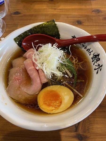 「淡麗らぁめん醤油850円？」@古民家らぁめん銀水の写真