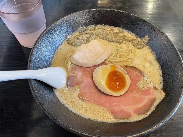 「泡にぼラーメン＋味玉」@泡とろ齋藤の写真