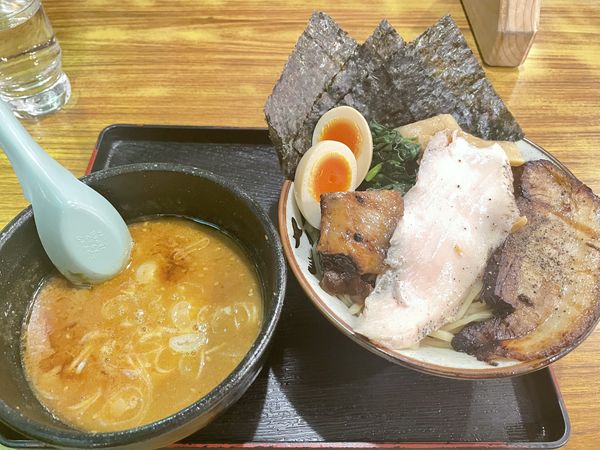 「特製つけめん(味噌)」@優勝軒 柏店の写真