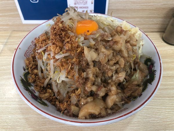 「汁なし+ブタまし」@夢を語れ 八王子の写真