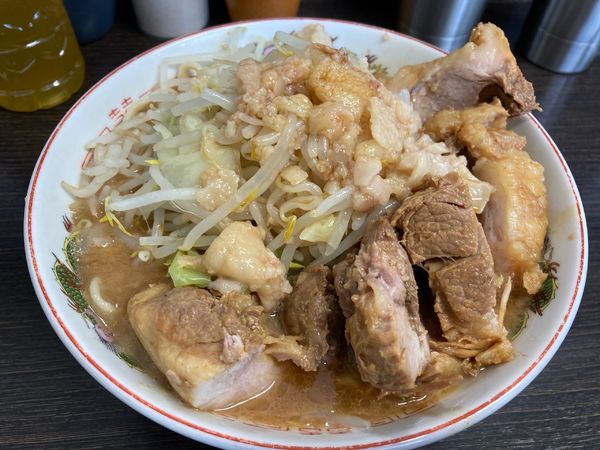 「小ラーメン(アブラカラメ)¥850+豚増し¥200」@ラーメン二郎 川越店の写真