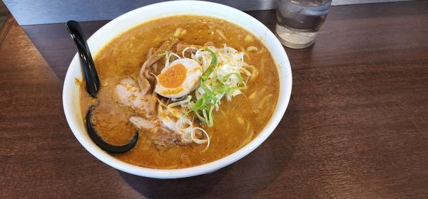 「カレーラーメン」@ちゃっちゃ屋 無限の写真