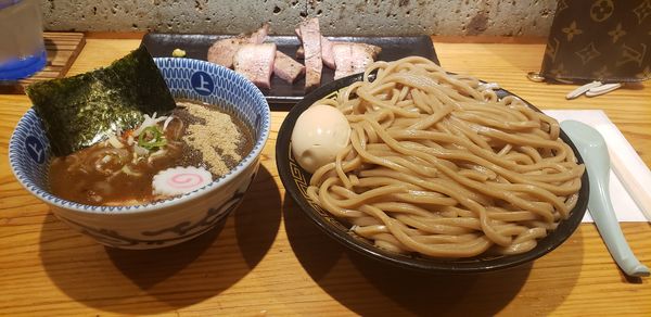 「特製つけ麺（中）」@中華蕎麦うゑずの写真