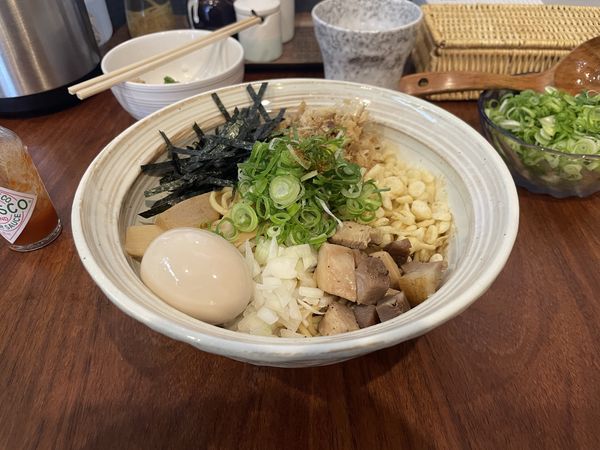 「まぜそば」@讃岐ラーメン 香麦の写真