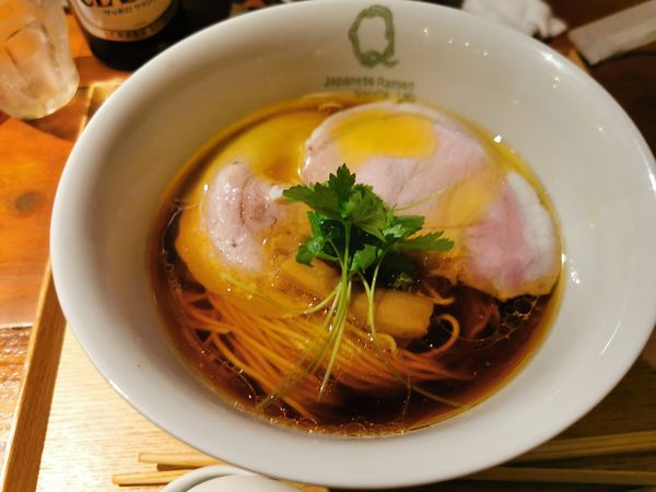 「醤油ラーメン」@Japanese Ramen Noodle Lab Qの写真