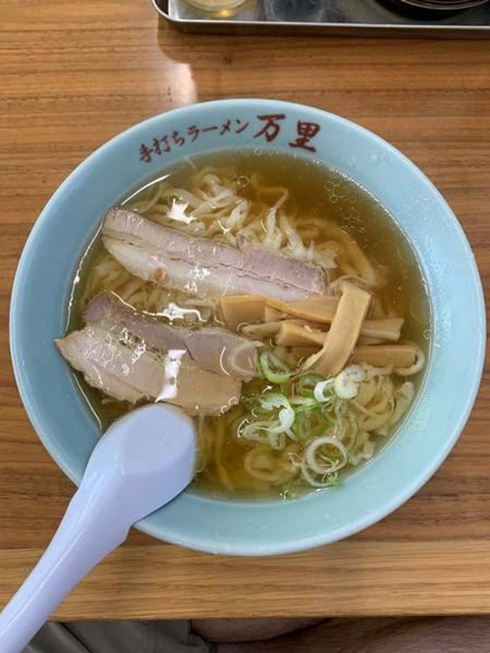 「手打ちラーメン」@手打ちラーメン 万里の写真