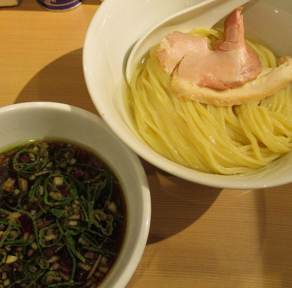 「昆布水つけ麺　500円※開店記念価格　通常900円」@麺処しのぶの写真