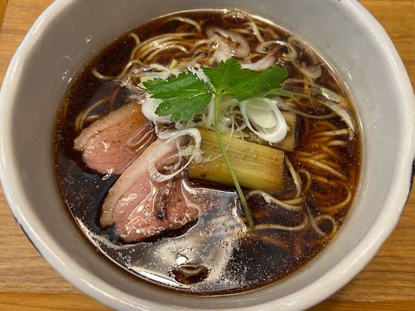 「鴨醤油そば」@そばるの写真