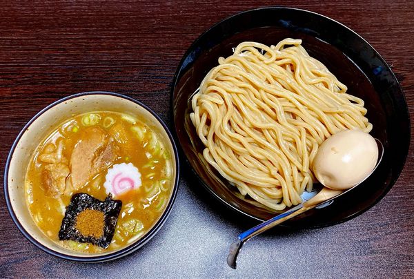 「【お土産冷凍】つけめん＋なると＋葱＋味玉＋海苔」@六厘舎の写真