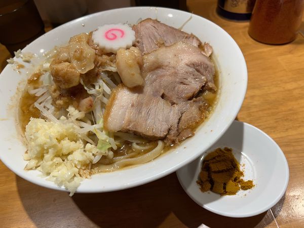 「ラーメン小＋カレー粉50円」@麺屋 神工の写真