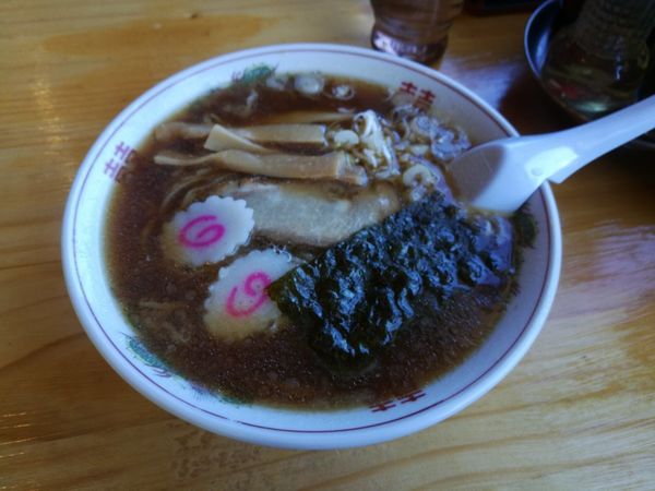 「手打ラーメン醤油大盛」@のんきやの写真