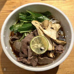 黒毛和牛松茸の醤油そば