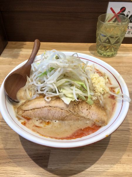 「辛麺(豚入り)ミニ200g」@(SCLabo)の写真